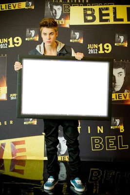 Justin Believe Photo frame effect