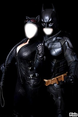 Couple de Batman Fotomontaža