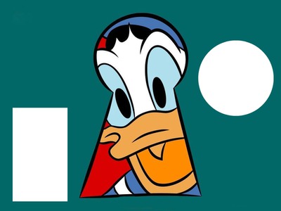 Donald Duck Fotomontaggio
