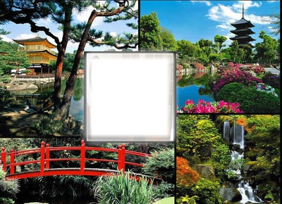 Jardin Japonais Montaje fotografico