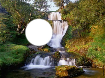 водопад Photo frame effect