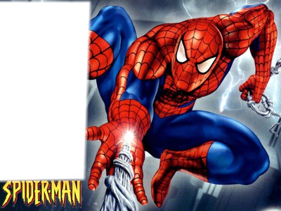 a poser ou accrocher Cadre photo Spiderman 10 x 15 cm 
