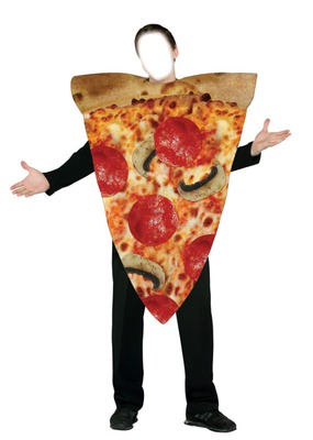homme pizza Fotomontage