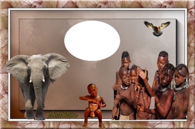 Cadre Afrique Fotomontage