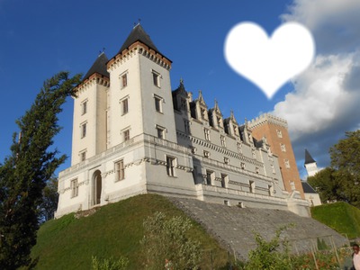 chateau de Pau Фотомонтажа