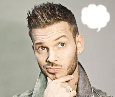 m pokora pense a moi Fotomontage