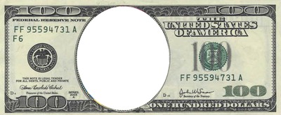 billete dolar falso echo por ludmii