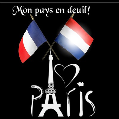 Mon pays en deuil! Montage photo