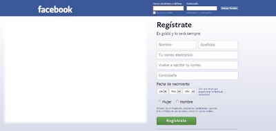 Facebook en español Fotomontaggio