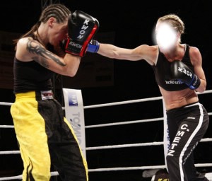 Fight Kick boxing Montaje fotografico