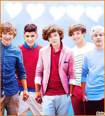 Les one direction Photo frame effect
