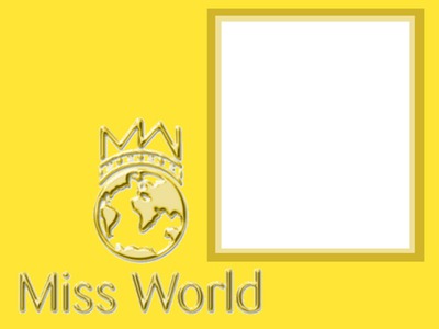 Miss World Fotomontažas