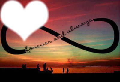 Forever and always Photo frame effect
