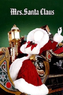 Mrs.Santa Claus Fotomontāža