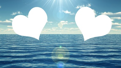 coeur d'ocean Fotomontage