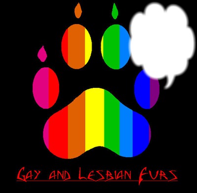patte de chien gay Fotomontáž