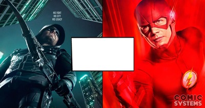 arrow et flash Photo frame effect