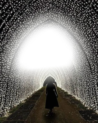 Túnel de Natal Fotomontaža