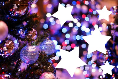 Christmas stars Fotomontáž
