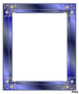 Blue frame Фотомонтаж