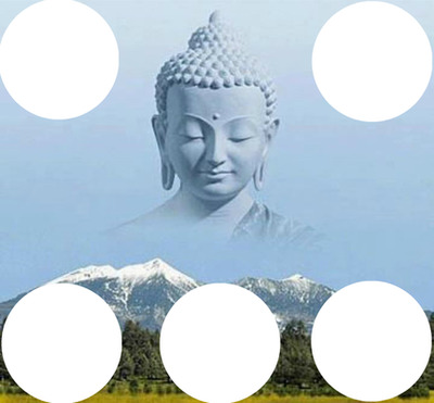 Bouddha Fotomontage