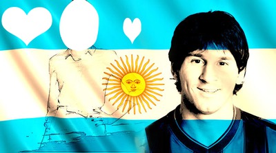 Una foto com Messi!! Fotomontage