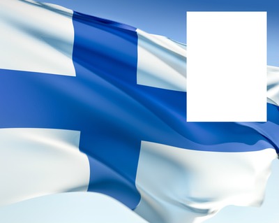 Finland flag Montage photo