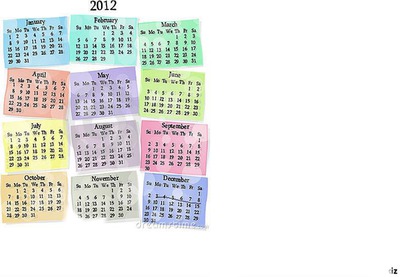 calendrier2012 Montage photo