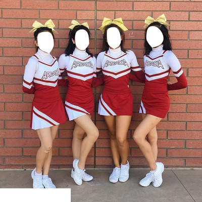 Cheerleader Montaje fotografico