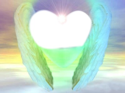 coeur 2 anges Montage photo