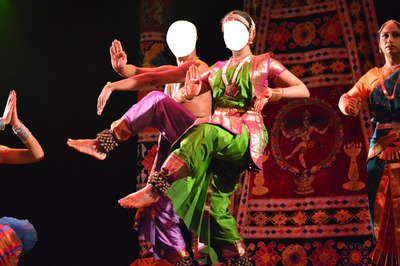 danseurs indiens Montaje fotografico