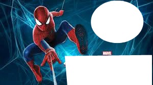 Spiderman 2 bulles Fotomontagem