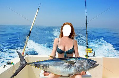 Pêche au gros Fotomontāža