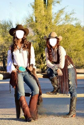 cowgirl Фотомонтаж