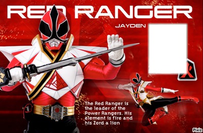 red ranger Photomontage