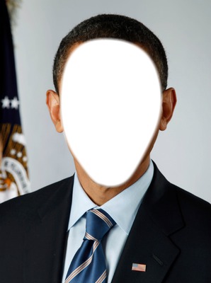 Visage d'obama Fotomontage