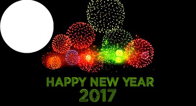 Happy New Year 2017 Fotomontaż