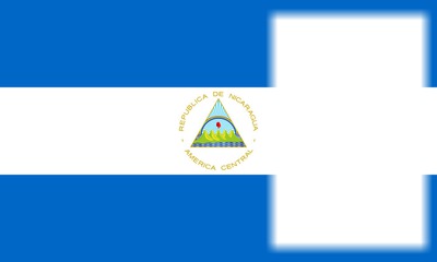 Nicaragua flag Fotomontaggio