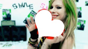 Avril Smile Fotomontaggio