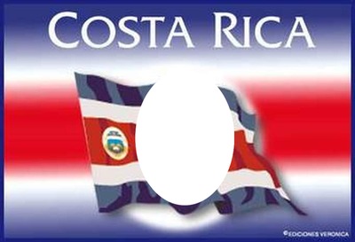 COSTA RICA Photo frame effect