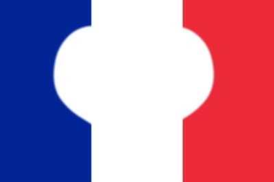 France flag Fotomontaža
