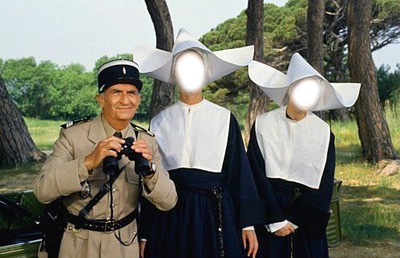 le gendarme Fotomontaža