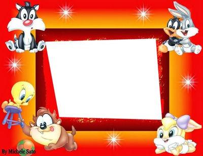 looney toon Photo frame effect