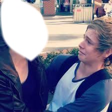 Luke Hemmings with a girl Montage photo