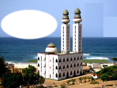 Mosquée de la divinité Montaje fotografico