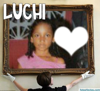 luchi thu bebe ok Photo frame effect