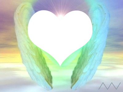 un ange 1 coeur photo Fotomontage