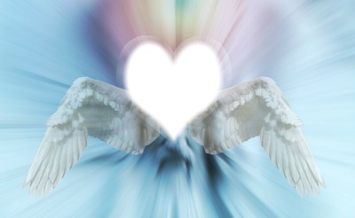 angel wings Photo frame effect