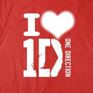 I Love One Direction <3 Fotomontagem