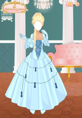 Rococo Elsa Style Fotomontasje